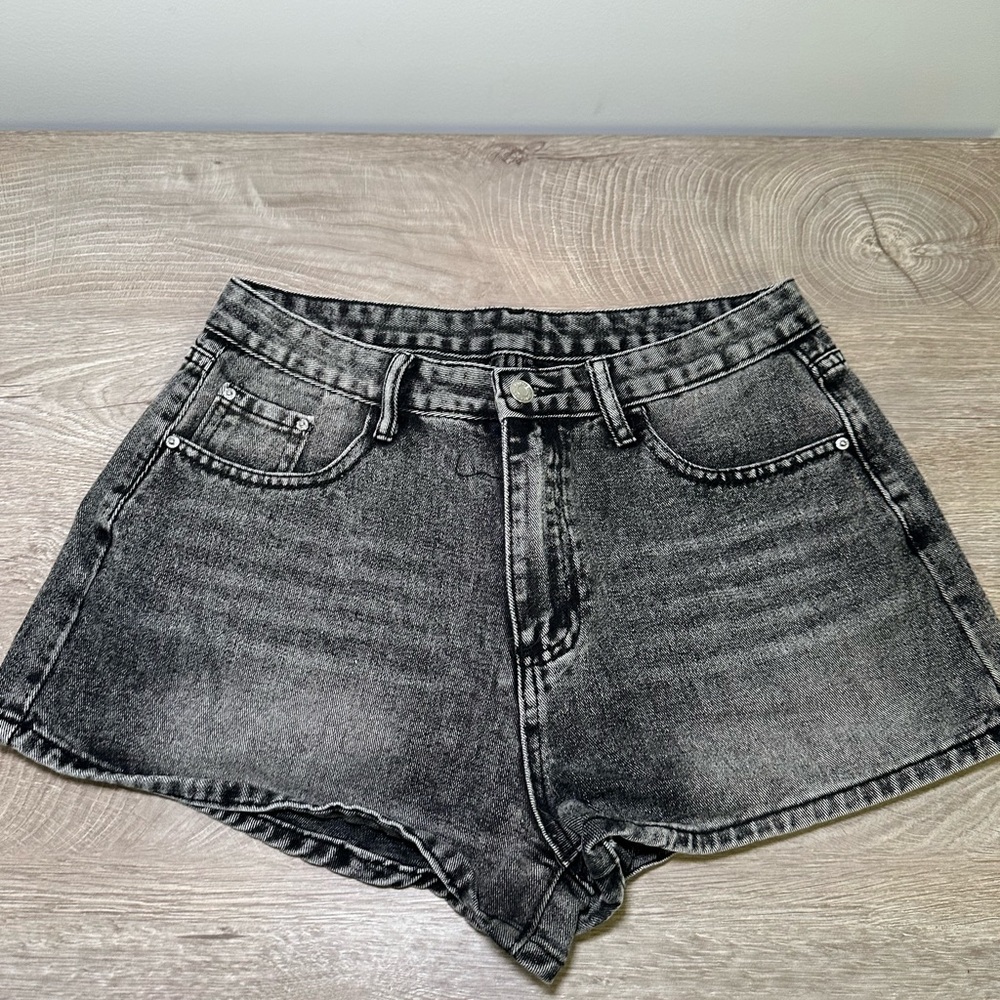 Women's Black Denim Shorts Shein